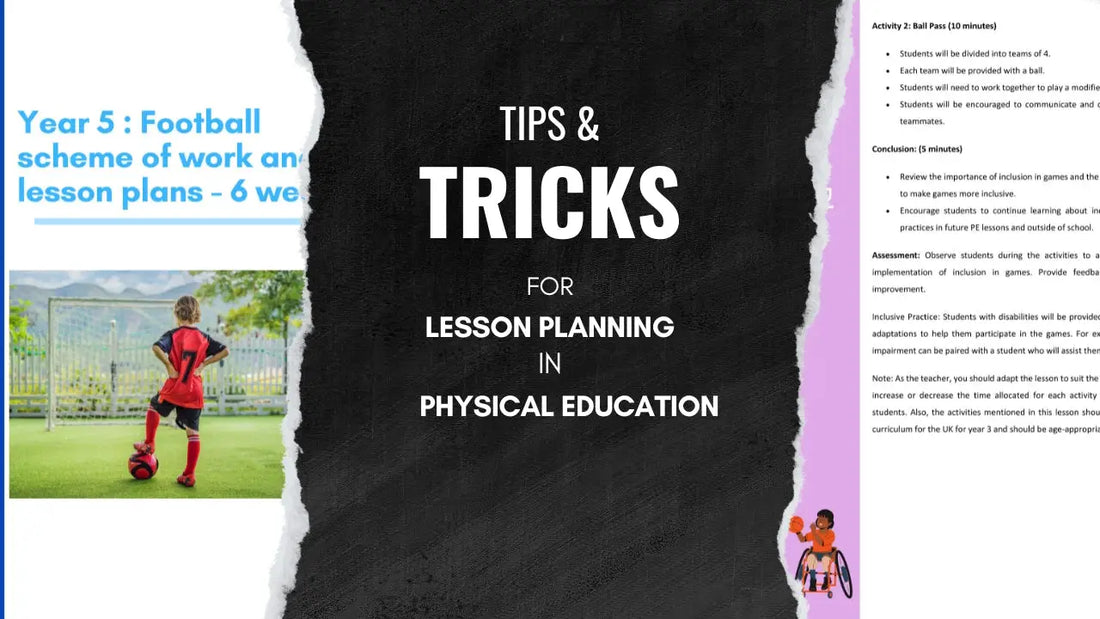 Creating Effective Lesson Plans and Schemes of Work for Primary PE