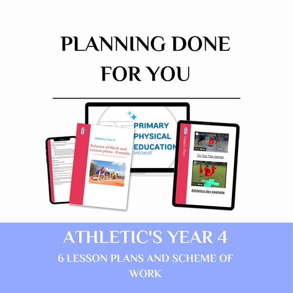 Athletics year 4 scheme of work and lesson plans