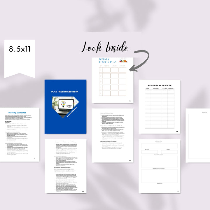 New Teacher Lesson Planner for Primary PE - Planner