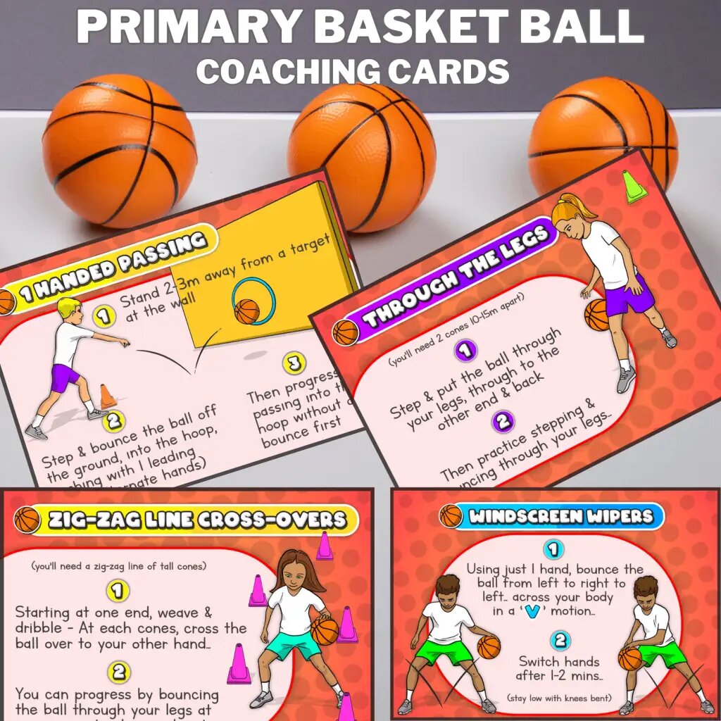 basketball-skill-drill-task-cards-for-primary-pe-basket-ball-coaching