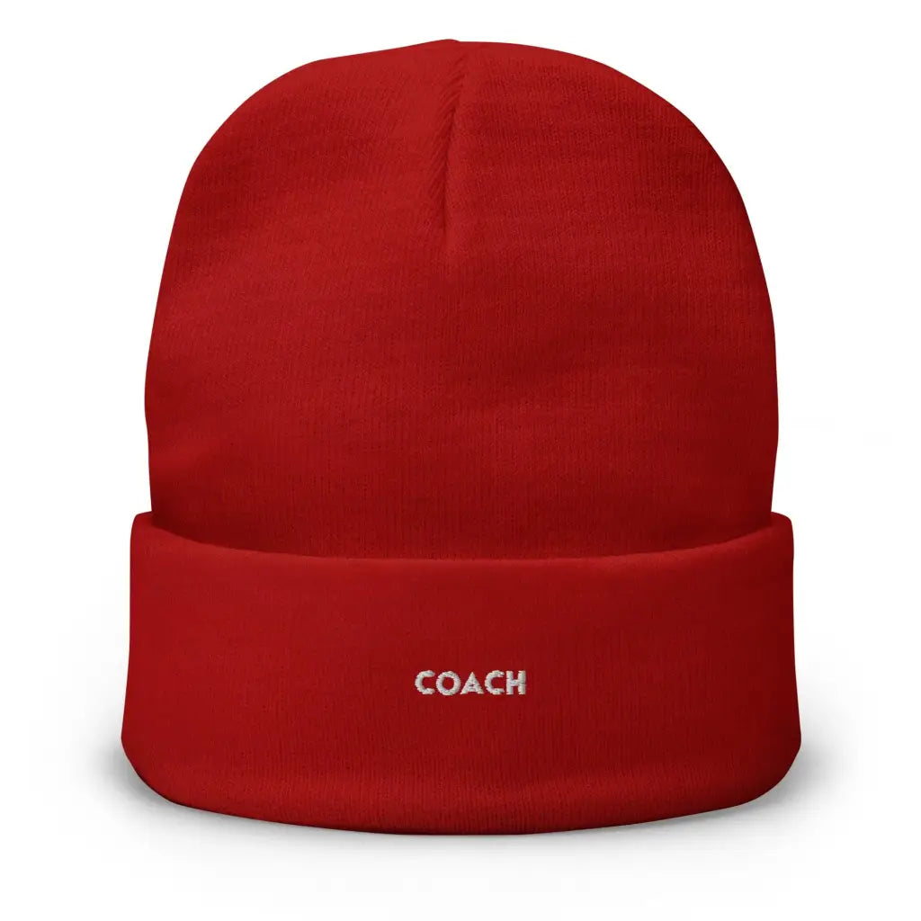 Coach Beanie - Red - Beanie