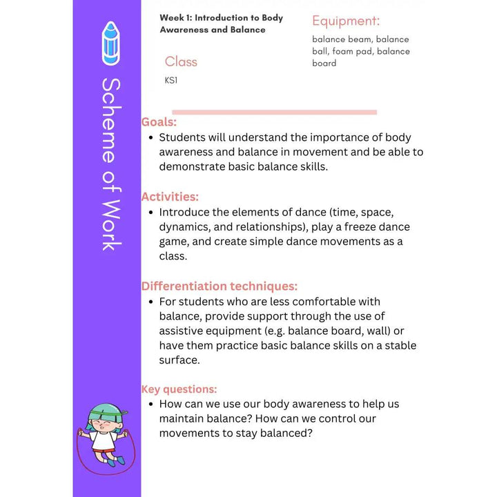 Fundamental Movement Lesson Plans Primary PE - Fundamental