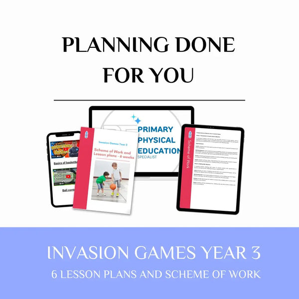 Invasion Games Lesson Plans Primary PE