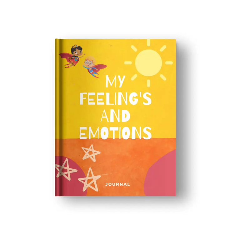 Kids Feelings and Emotions Journal - Boys (Oranage) -