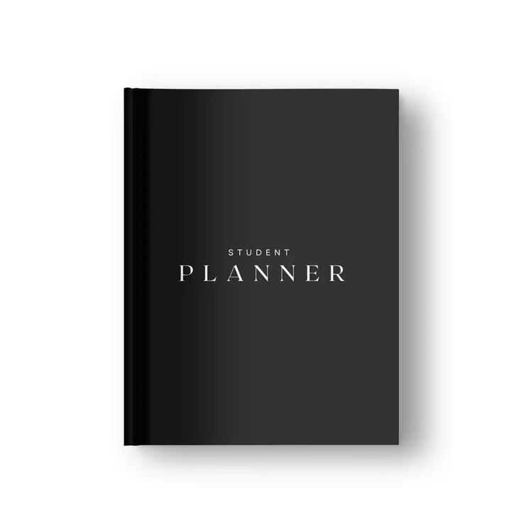 Student Planner (Student Organiser) - Dark Black - Planner