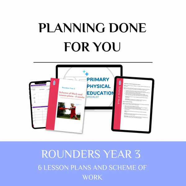 Year 3 Rounders Lesson Plans Primary PE - Rounders