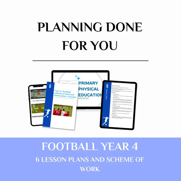 Year 4 KS2 Football Lesson Plan Primary PE - Football