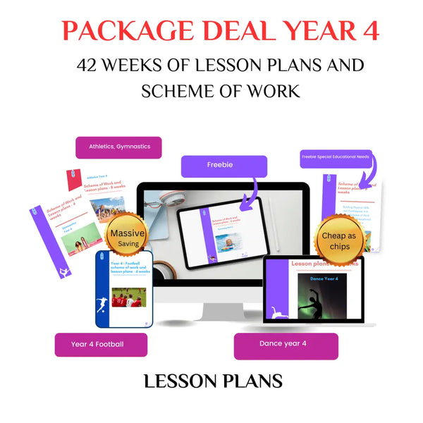 Year 4 Lesson Plan package Primary PE - Lesson Plan Package