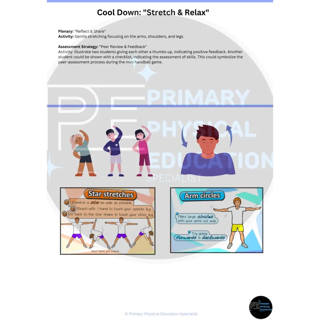 Year 5 6 Handball Lesson Plans Scheme of Work Primary Physical